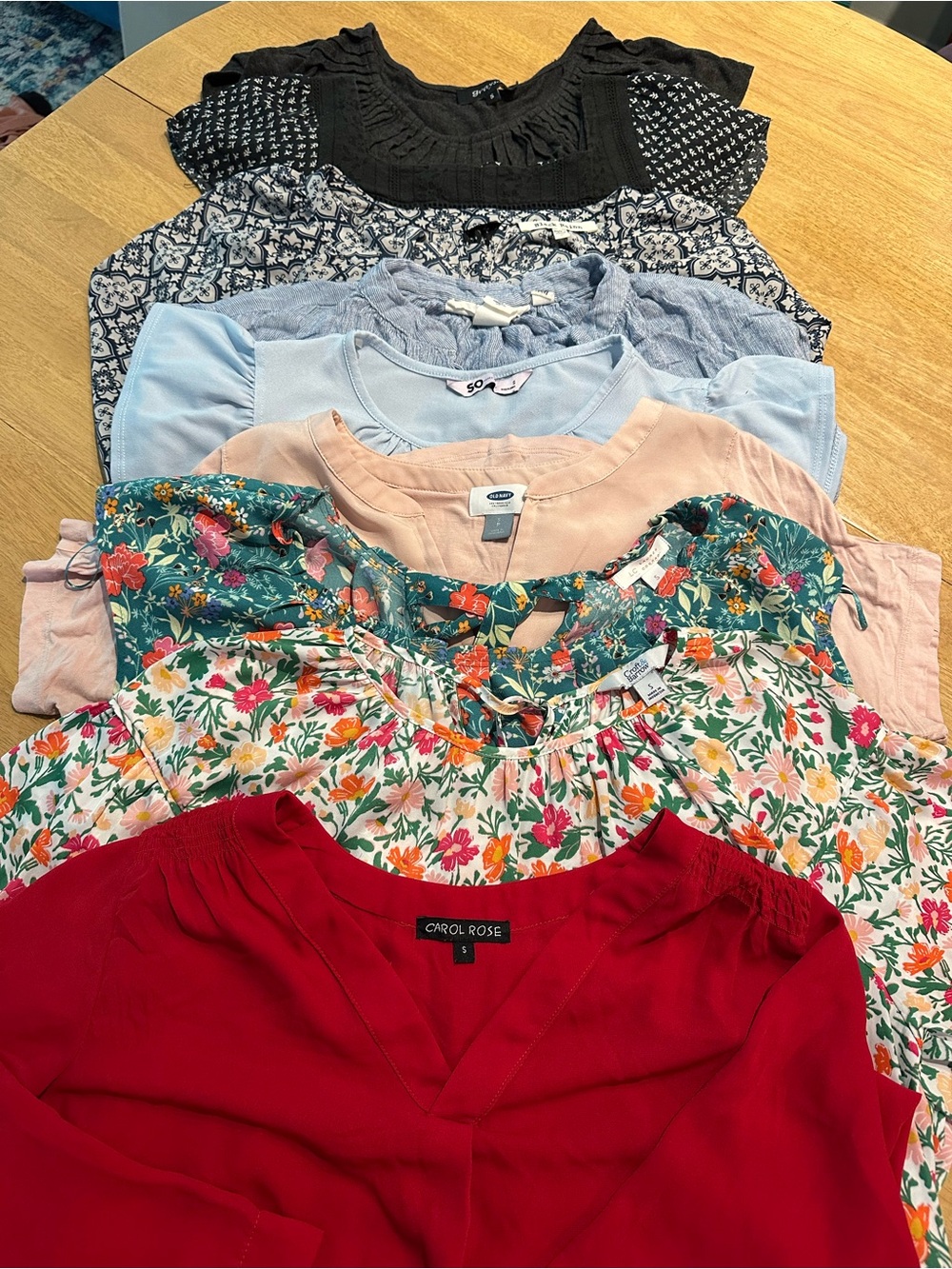 Womens Casual Workwear Office Tops Bundle Mostly Small Lot of 9 Tunics & Blouses